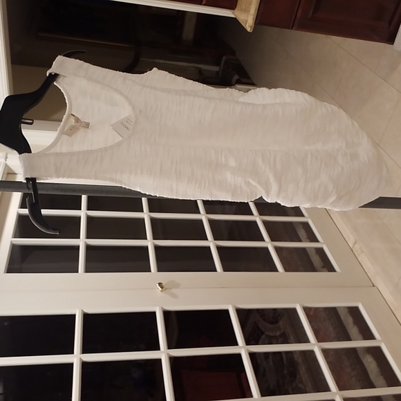 Rosie's Pope Jeni Ruched Textured White Maternity Top. NEW NWT! - Picture 10 of 16